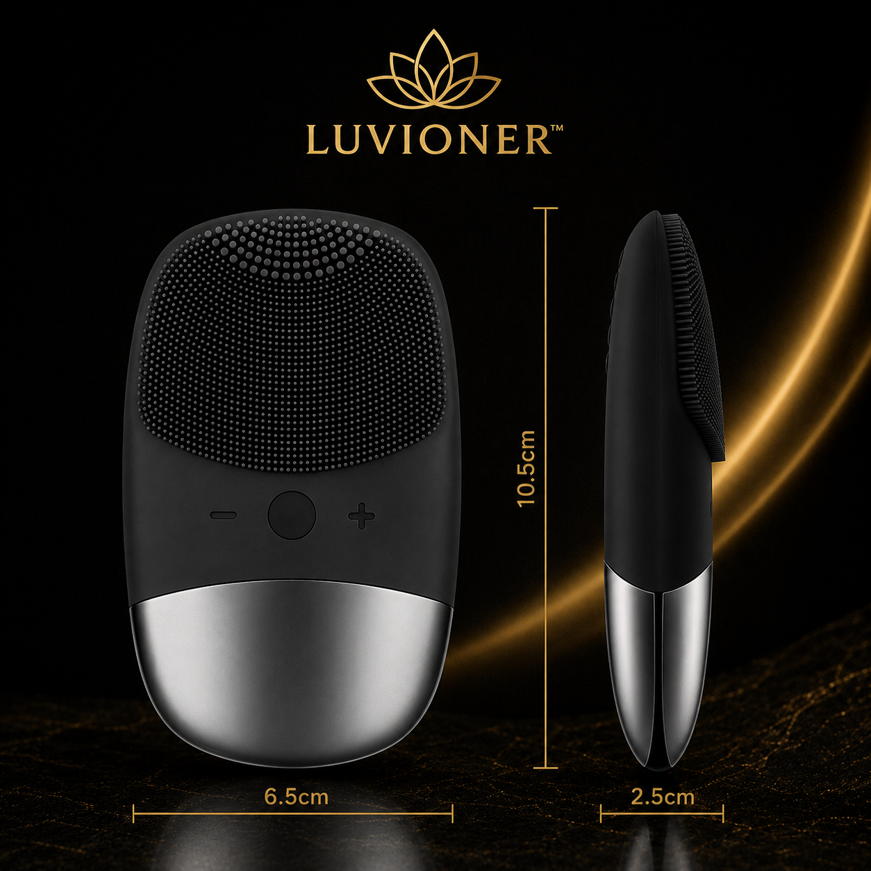 Luvioner PureGlow™ Cepillo Facial Sónico Premium