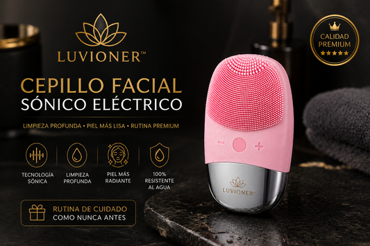 Luvioner PureGlow™ Cepillo Facial Sónico Premium