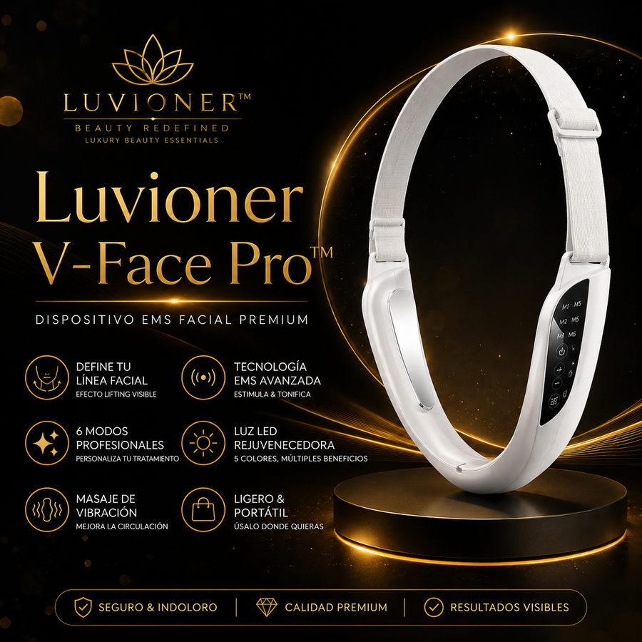 Luvioner V-Face Pro™ | Dispositivo EMS Facial Premium