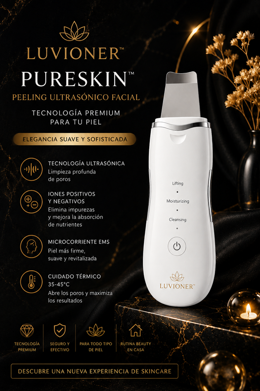 Luvioner PureSkin™ Peeling Ultrasónico Facial Premium