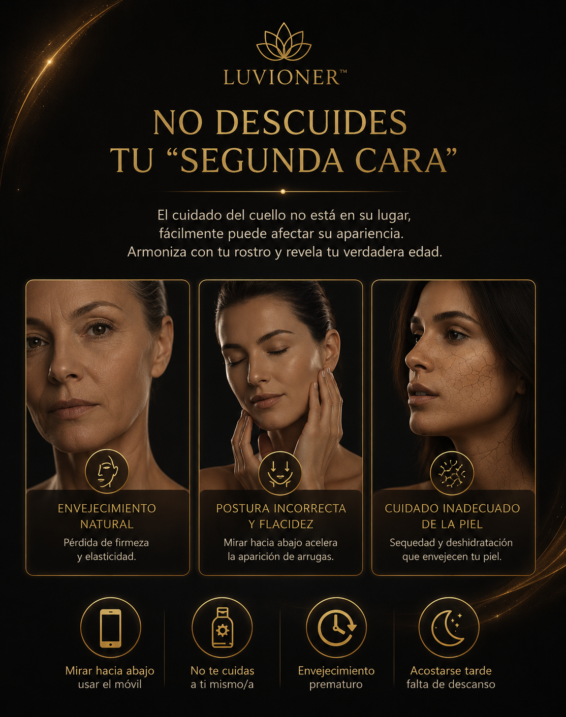 Luvioner SculptNeck™ | Masajeador Facial Reafirmante Premium